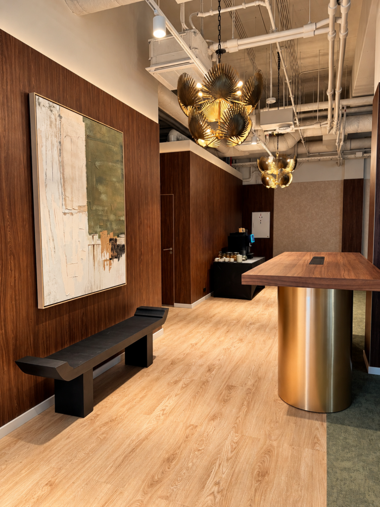 Novotel Tallinn's new Tamm conference room with theatre-style seating and a large LED screen